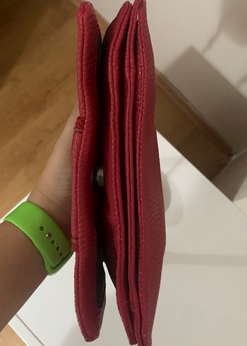 Calvin klein Kırmızı Deri Kadın Omuz Çantası - Görsel 5