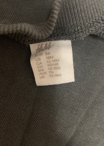 Düğmeli Gri Erkek Çocuk Sweatshirt - Görsel 2