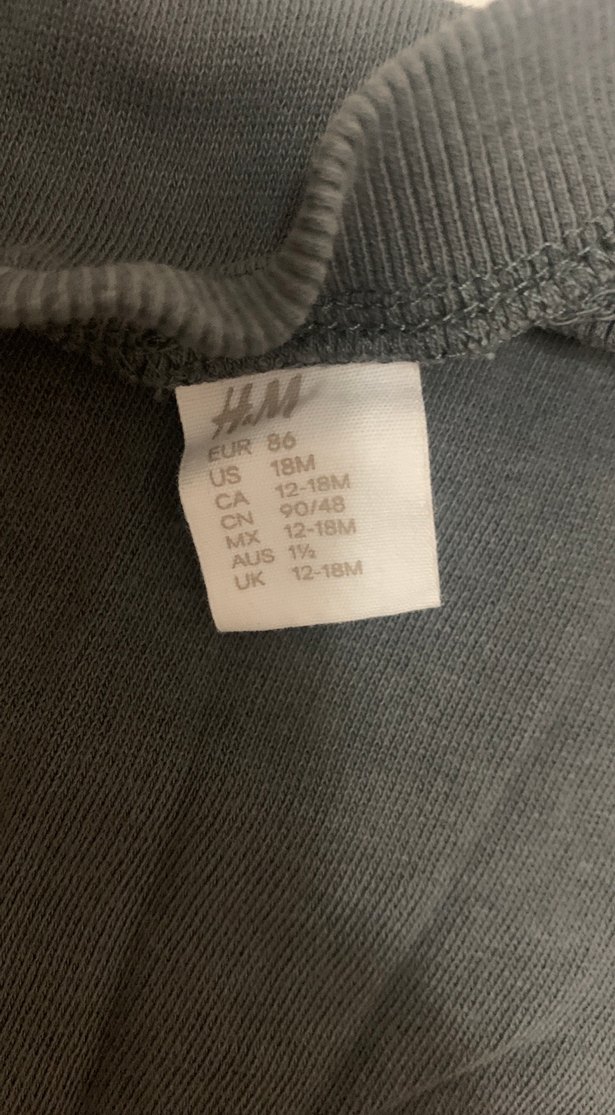 Düğmeli Gri Erkek Çocuk Sweatshirt - Görsel 2