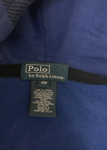 Ralph laurenErkek Çocuk Mavi Kareli Fermuarlı Ceket - Görsel 2