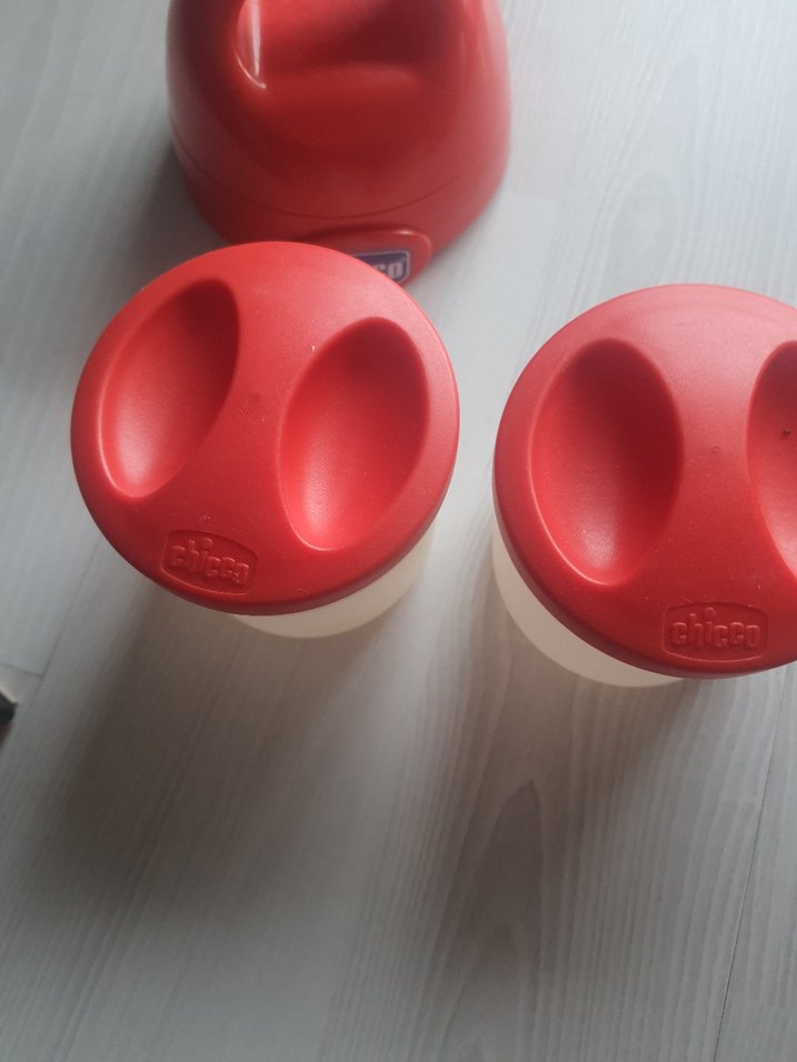 Chicco Kırmızı Bebek Biberon ve mama termosu - Görsel 2