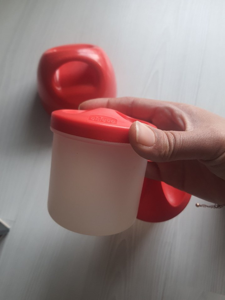 Chicco Kırmızı Bebek Biberon ve mama termosu - Görsel 3