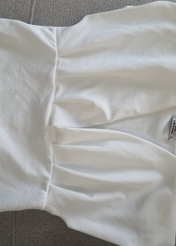 Beyaz crop bluz - Görsel 2