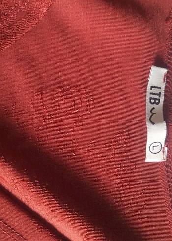 Bordo V Yakalı Uzun Kollu Kadın Bluz - Görsel 2