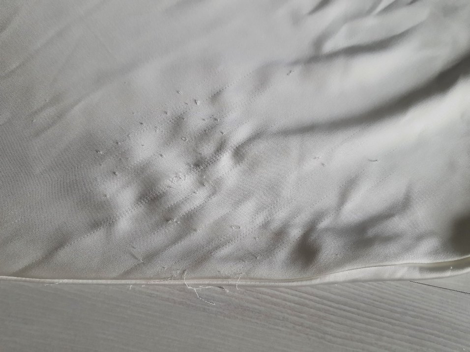 Beyaz zara saten etek - Görsel 3