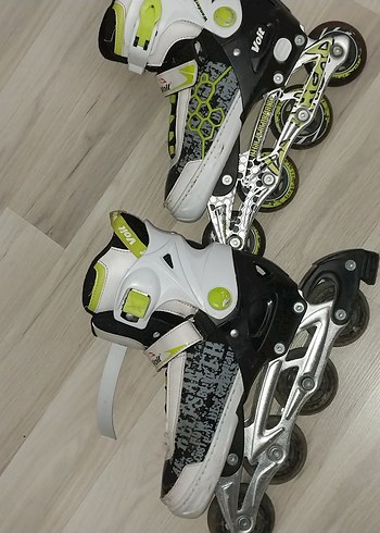 Renkli Baskılı Beyaz Unisex Paten - Görsel 3