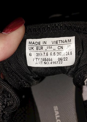 Gri Salomon Outdoor Spor Ayakkabı - Görsel 3