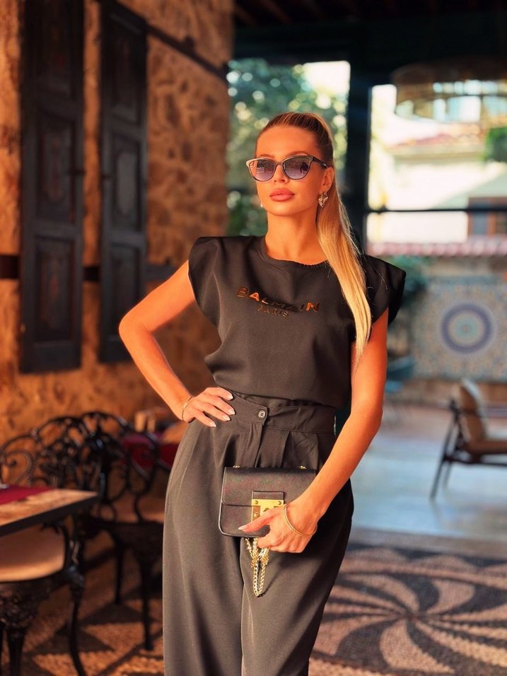 Siyah takım elbise beden L yeni etiketli - Görsel 2