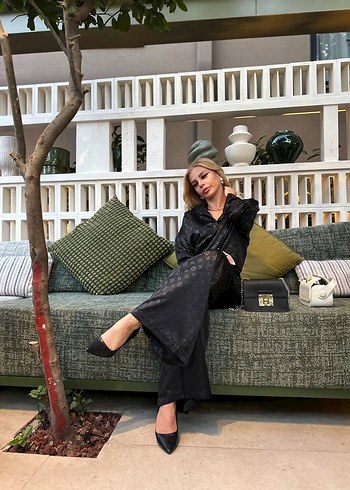 Çok Rahat ve Şik Saten Kadın Takımı - Görsel 3