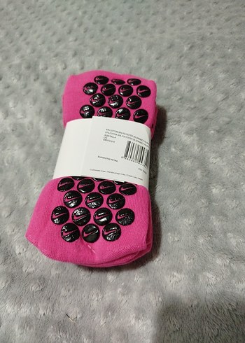 Pembe Kaydırmaz Çorap - Görsel 2