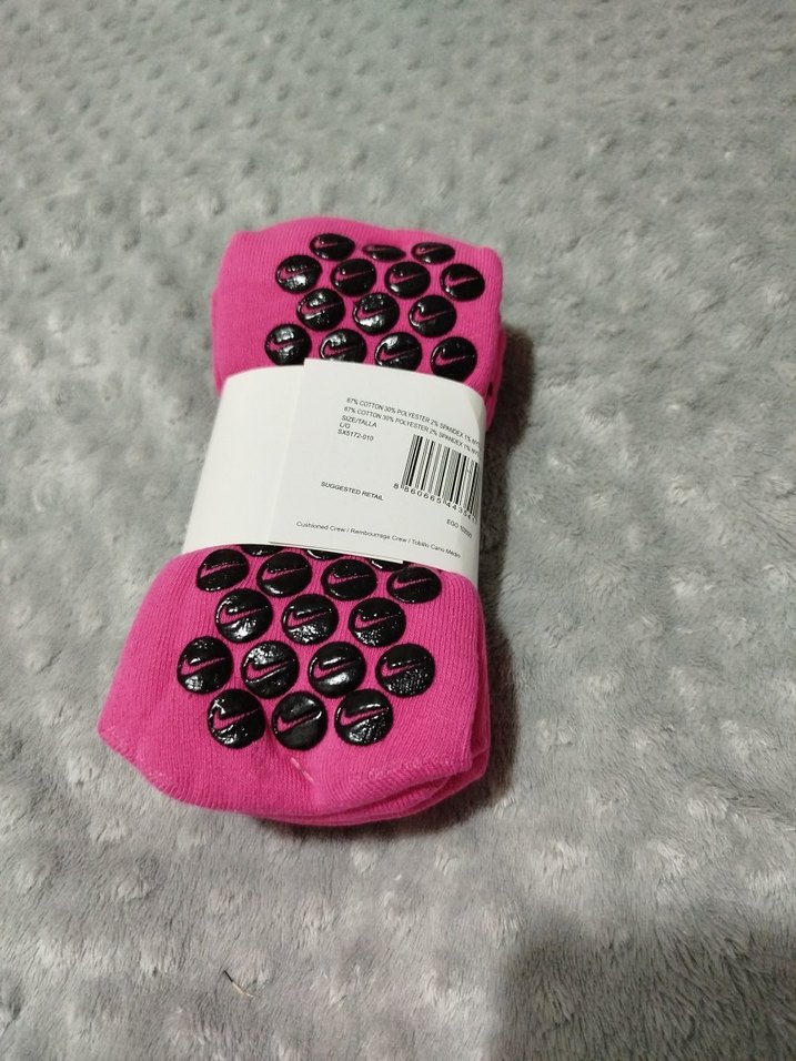 Pembe Kaydırmaz Çorap - Görsel 2