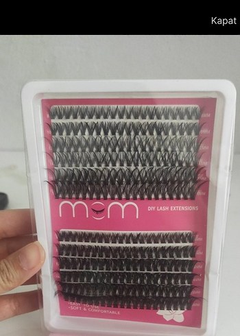 40-60D Takma Kirpikler DIY Uzatma - Görsel 2