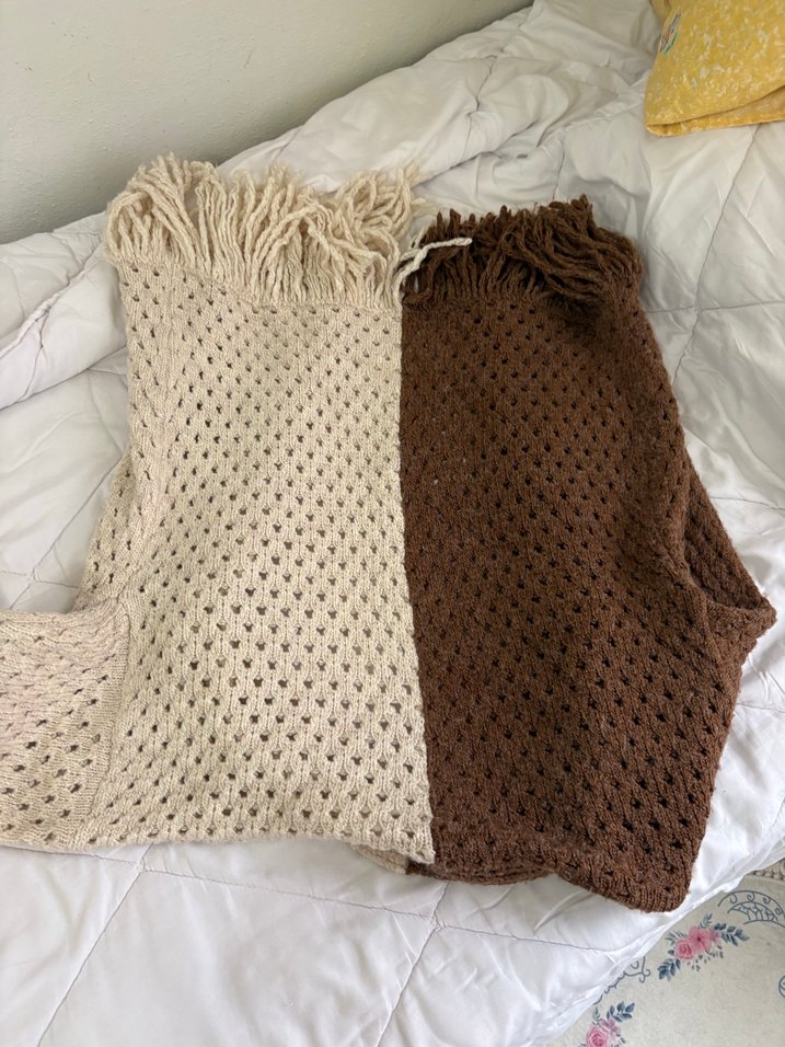 Kızlar için Bohem Tarzı Örgü Hırka - Görsel 3