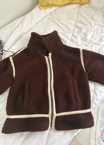 Kahverengi Kapüşonlu Kadın Mont - Görsel 2