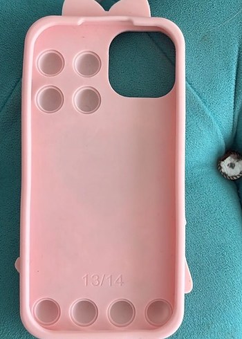 Düğmeli Pembe Barbie Telefon Kılıfı - Görsel 2