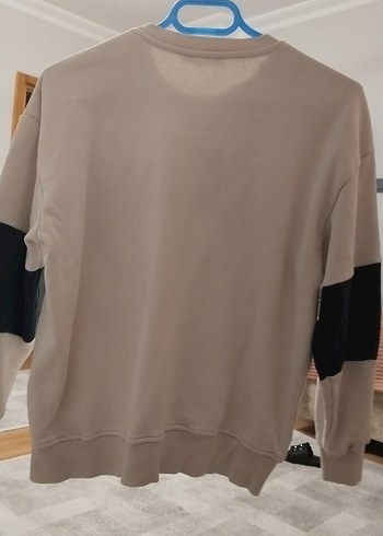 Kadın Kahverengi Baskılı Sweatshirt - Görsel 3