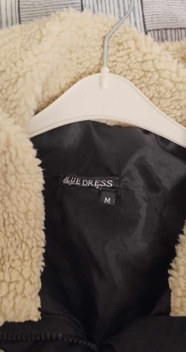 Siyah Kadın Kışlık Orta Boy Sıcak Ceket - Görsel 3