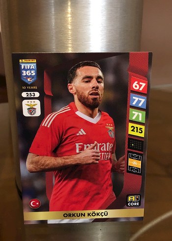 Orkun Kökçü fifa 365 match attax kartlar - Görsel 4