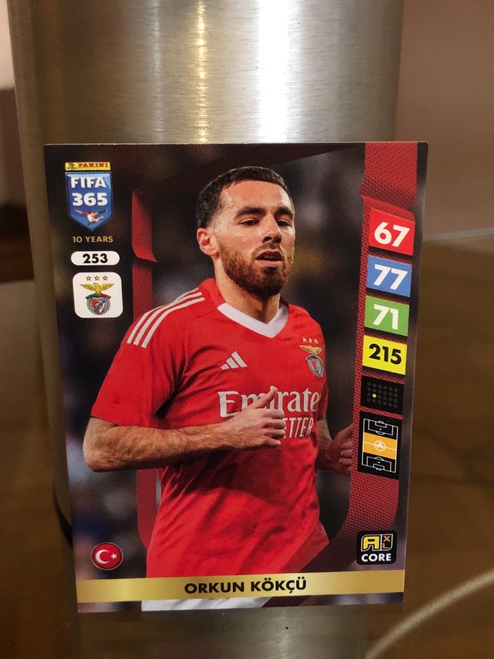 Orkun Kökçü fifa 365 match attax kartlar - Görsel 4