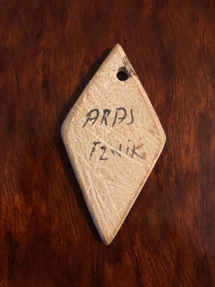 El yapımı çiçekli kolye ucu - Görsel 2