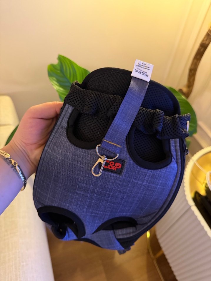 Mavi-Gri  Taşıyıcı köpek için kanguru - Görsel 2