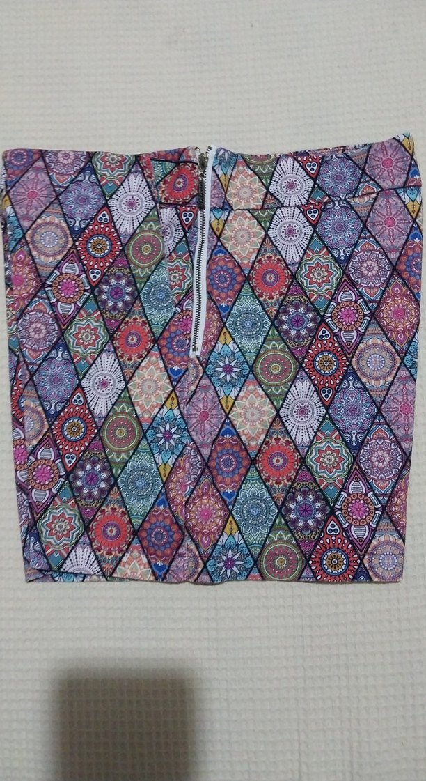 Renkli Bohem Mini Şort - Görsel 2