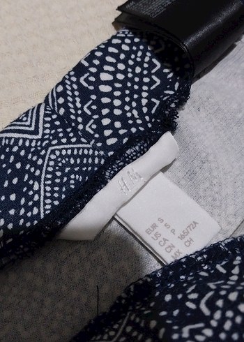 Koyu Mavi Desenli Etek - Görsel 2