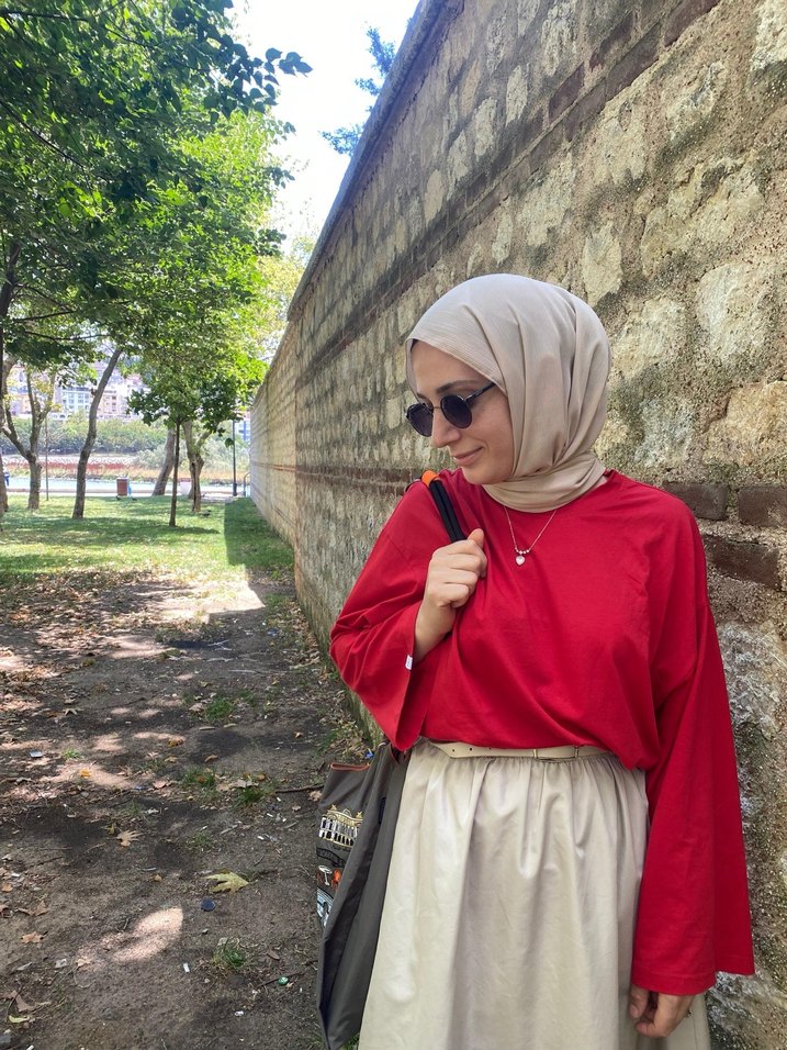 Krem renk Etek - Görsel 3