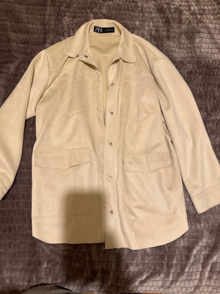 Zara süet trenç - Görsel 2