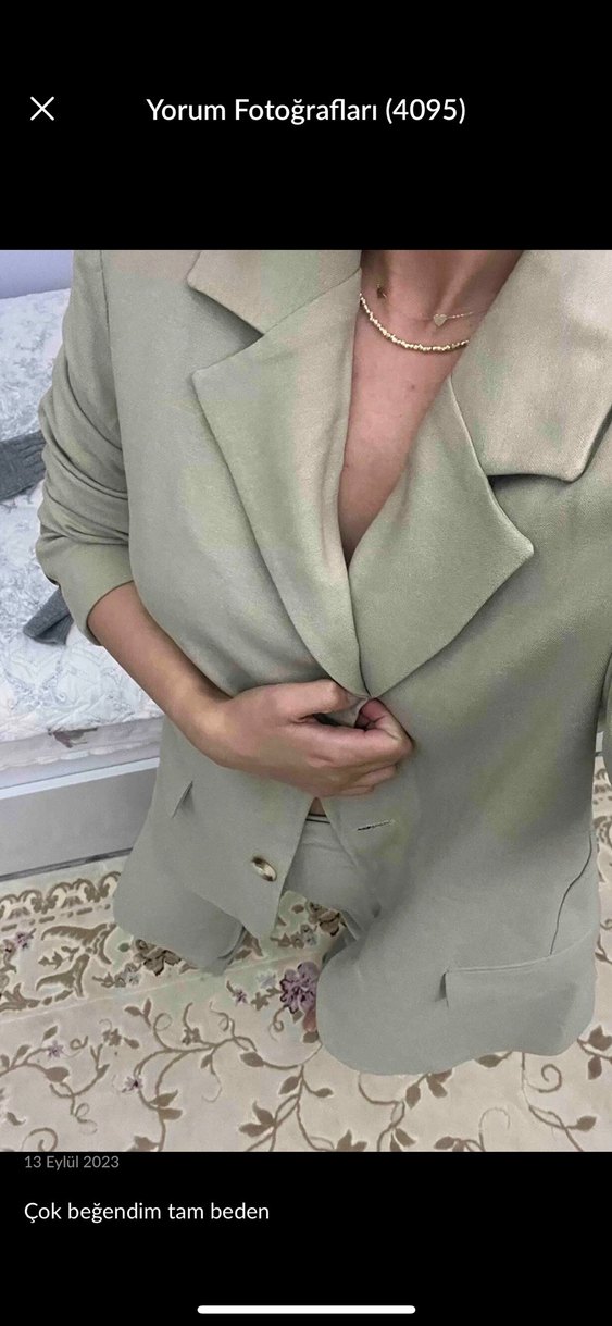 Kumaş pantolon vizon - Görsel 4