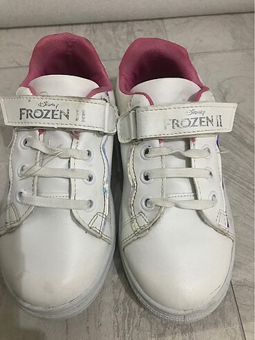 30 Beden beyaz Renk Frozen çocuk ayakkabı