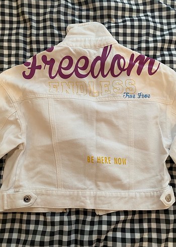 Quzu beyaz denim ceket - Görsel 3