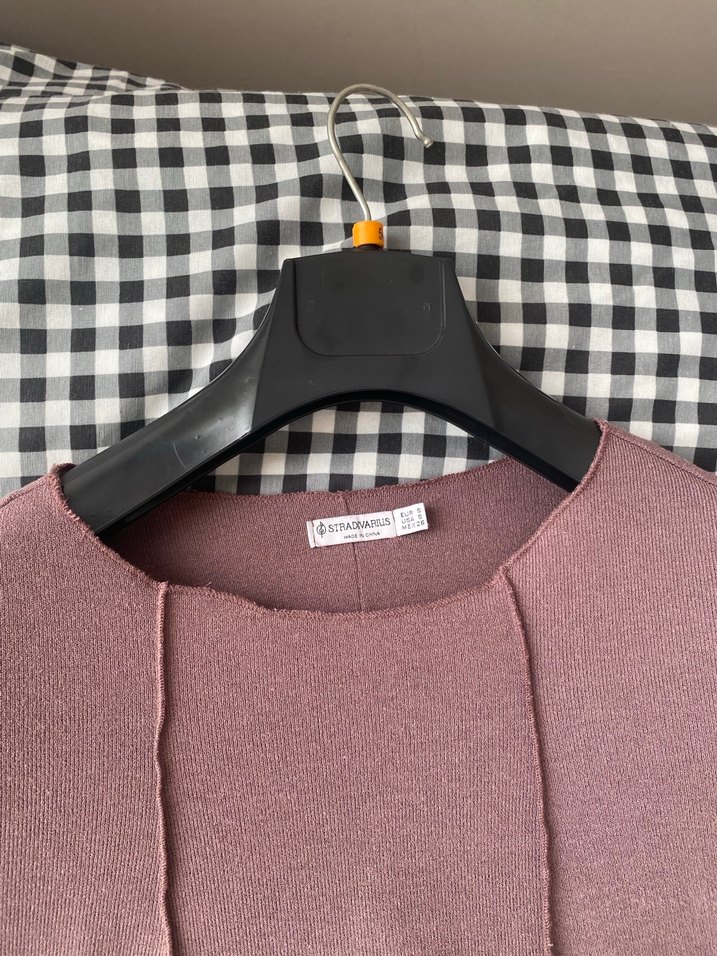 Stradivarius uzun yırtmaçlı elbise - Görsel 2