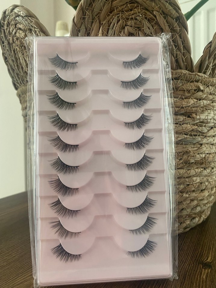 10lu kedi gözü takma kirpik - Görsel 3