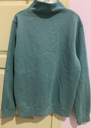 Yeşil Yumuşak Kumaşlı Salaş Sweatshirt - Görsel 2