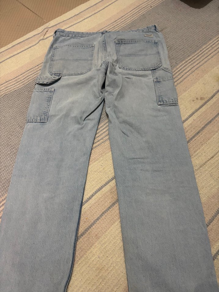 Pull&Bear Açık Mavi Yıkamalı Denim Jean — görsel 3/5