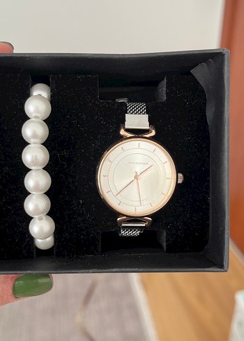 İnci Detaylı Modern Klasik Kadın Saati - Görsel 2