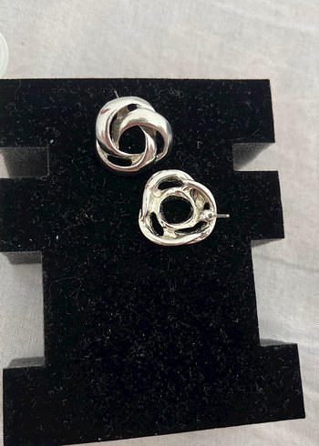 İkili gümüş Renk Mini Küpe Seti - Görsel 3