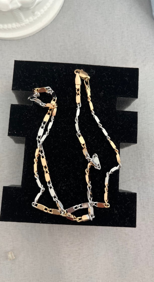 Zincir Detaylı Midi Kadın Kolye - Görsel 3