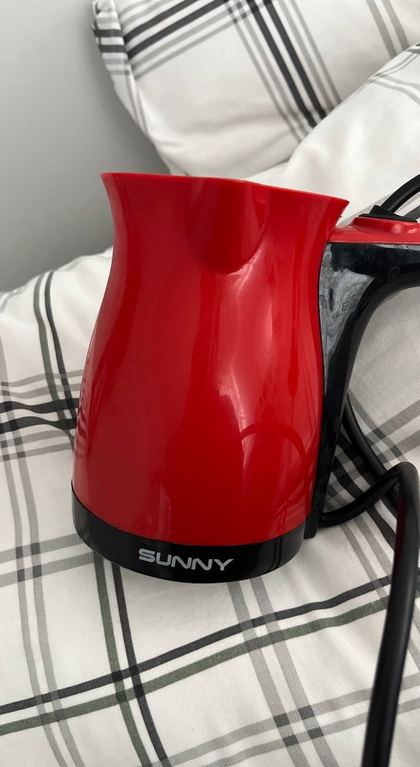 Kırmızı Sunny Elektrikli Kahve Cezvesi - Görsel 2