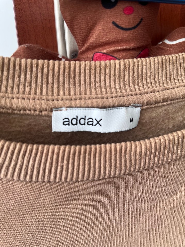 Kadın Kahverengi Süet Sweatshirt - Görsel 4