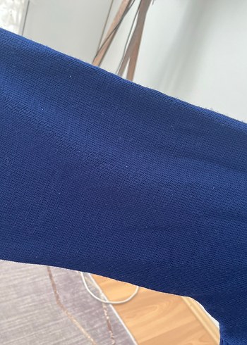 Kadın Lacivert Boğazlı Triko Kazak - Görsel 5