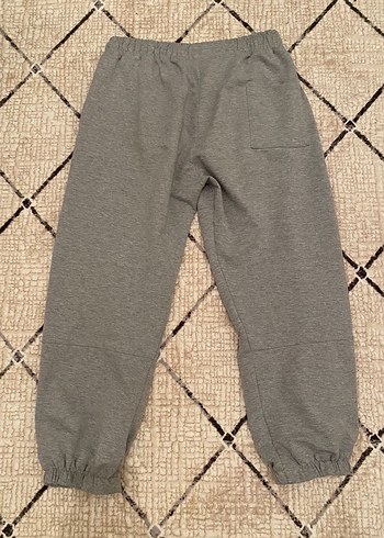 Gri Rahat Kesim Eşofman Altı - Görsel 2