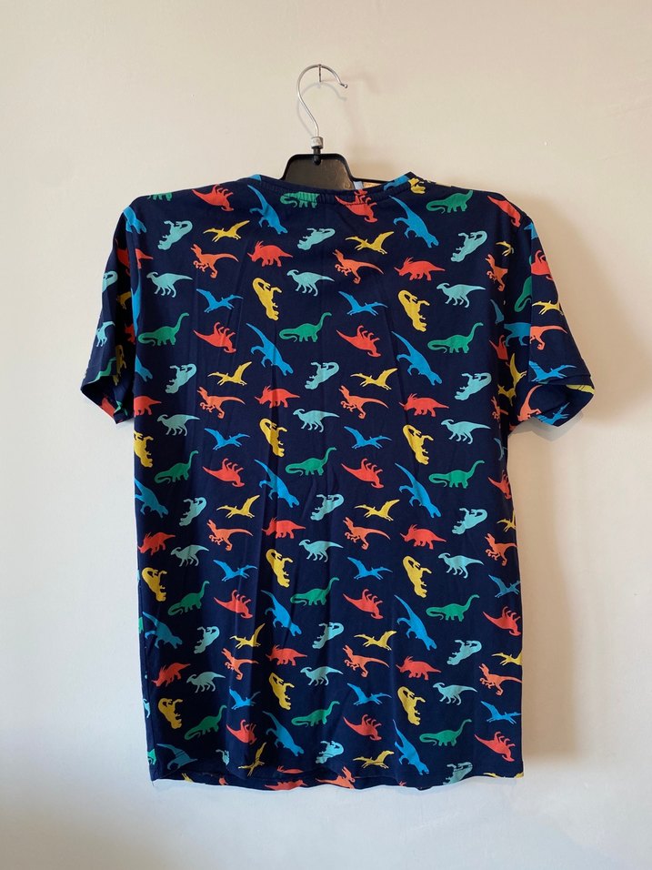 Renkli Baskılı Erkek T shirt - Görsel 2