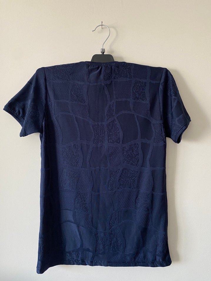 Lacivert T shirt - Görsel 2