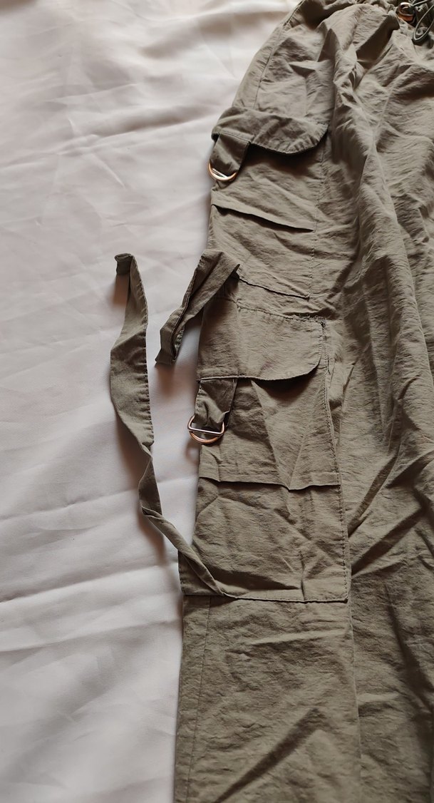 baggy pantalon yeşil renk - Görsel 2