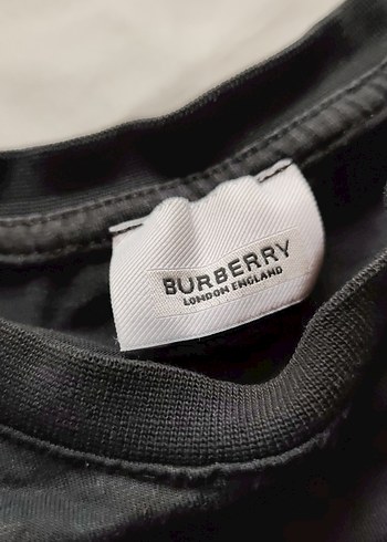 Siyah Baskılı oversize Tişört burberry - Görsel 2