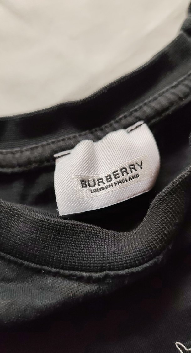 Siyah Baskılı oversize Tişört burberry - Görsel 2
