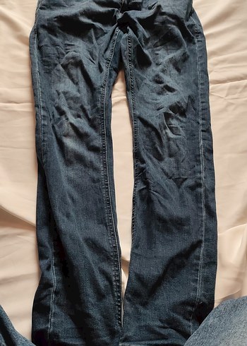 mavi blackpro Gri Midi Boy Bol Kesim Kadın Kot Pantolon - Görsel 2