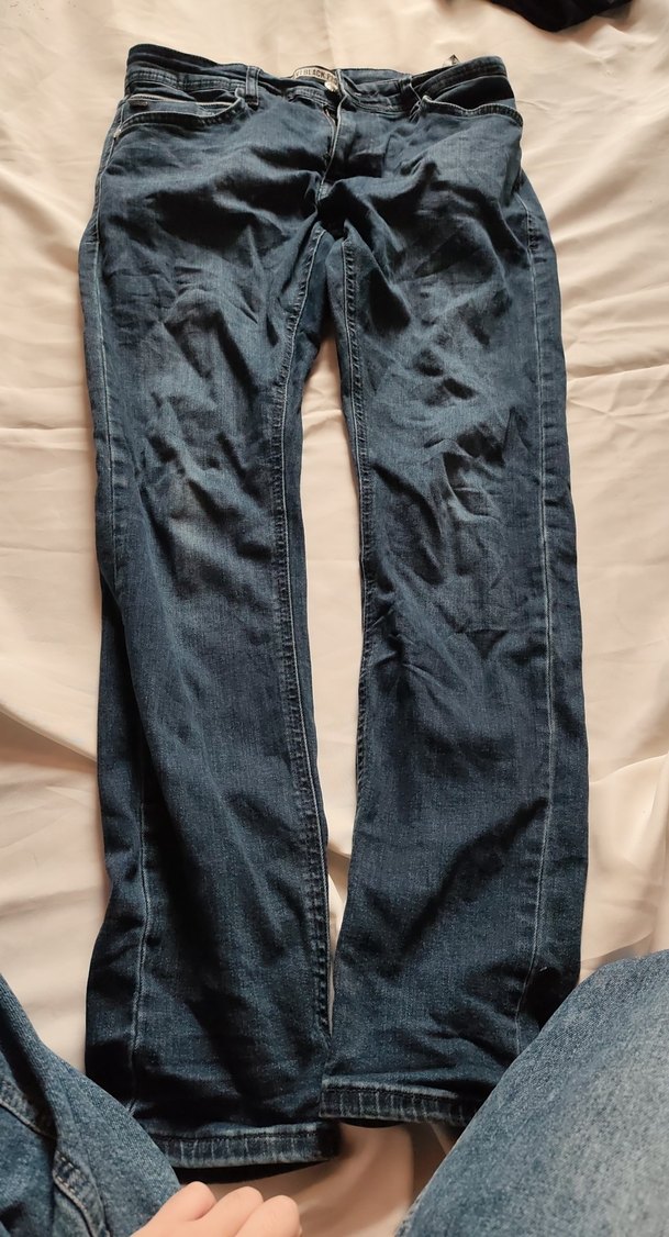 mavi blackpro Gri Midi Boy Bol Kesim Kadın Kot Pantolon - Görsel 2